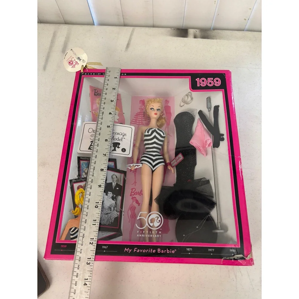 2009 My Favorite Barbie 1959 Reproduction 50th Anniversary N4974 NRFB
